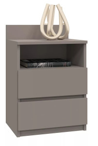 Faenza M1 éjjeliszekrény, 40x59x32 cm, agyag színű