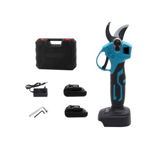 Kiyoshi akkumulátoros metszőolló 48V 2 db akkumulátorral - kék/fekete (KE24-470)