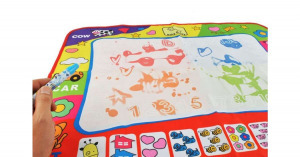 Mágikus festő szőnyeg, 2db vízi tollal