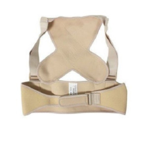 Monlové tartásjavító hátpánt - L/XL-es méretben bézs színben