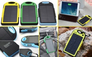 Napelemes ütésálló power bank