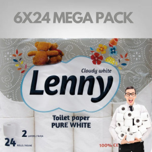 Lenny 6X24 WC papír Megapack 2 réteg