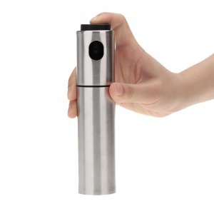 Olajspray rozsdamentes palackban, 135 ml, fém