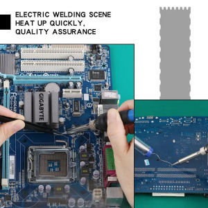 Forrasztópáka készlet, 60W, 200-450°C, páka, tartó, 15db-os készlet, táska
