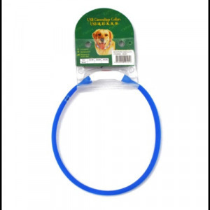 LED világító kutyanyakörv 65 cm választható színben