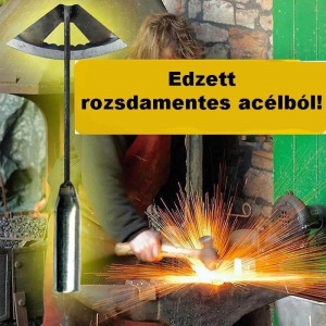 Kézi gyomvágó, üreges kapa rozsdamentes acélból