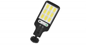 180W LED napelemes fali minilámpa távirányítóval, mozgásérzékelővel