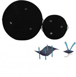 Laxllent növénytáska fekete 2 nagy 2 kicsi