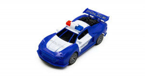 G szenzoros távirányítós rendőr autó, füstölő kipufogóval