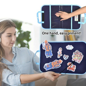 Bibliai történet mesélő, 53 darabos filc tábla