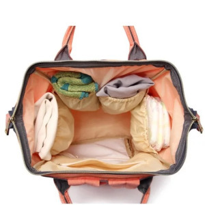 Pelenkázótáska, pelenkázó hátizsák, baba táska rózsaszín