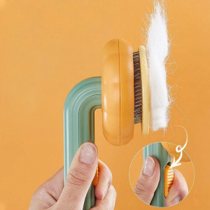 Kényeztető kisállat fésű, masszázs és szőreltávolító fésű