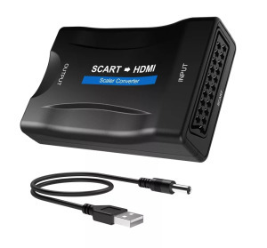 Scart->HDMI átalakító adapter, Scart anya -> HDMI anya, audio-video konvert
