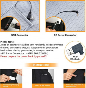 Amaz Lux fehér unisex fűthető mellény EU/M