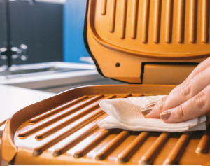 Livington Low Fat Grill - kompakt kontaktgrill csepegtető tálcával