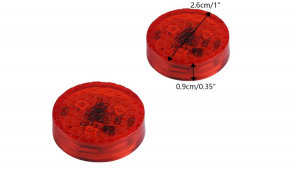 2 db autóajtó LED figyelmeztető lámpa