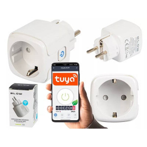 Tuya V3 Smart WiFi-vezérelt aljzat, fehér Tuya V3 Smart WiFi-vezérelt aljzat, fehér