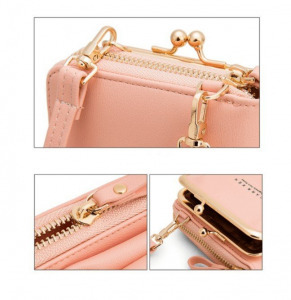 Mobil táska, sötét mályva