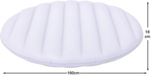 Avenli felfújható hővédő jakuzzi fedél fehér 160x18cm