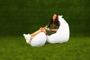 Kültéri All In XXL babzsákfotel garnitúra - babzsák+puff+ajándék párna