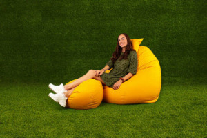 Kültéri All In XXL babzsákfotel garnitúra - babzsák+puff+ajándék párna