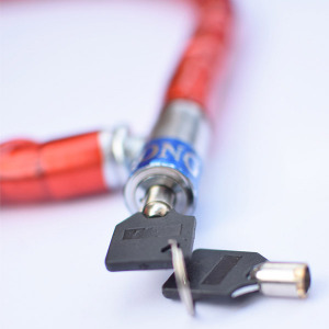 Bicikli- és motorkerékpárzár görgős lánccal