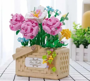 Balody Mini Blocks - virágkosár építőjáték