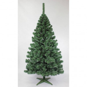 Élethű műfenyő- tűleveles, méregzöld árnyalat - 120 cm