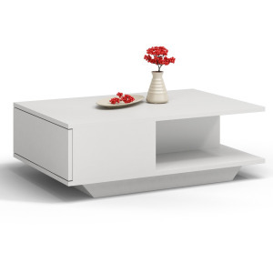 Drohmo Denver dohányzóasztal, 60x42x90 cm, fehér