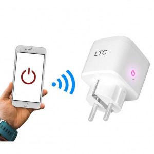 LTC intelligens, wifi vezérlésű konnektor, dugalj LTC intelligens, wifi vezérlésű konnektor, dugalj
