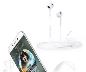 Vezetékes fülhallgató, Lightning, beépített mikrofonnal, fehér