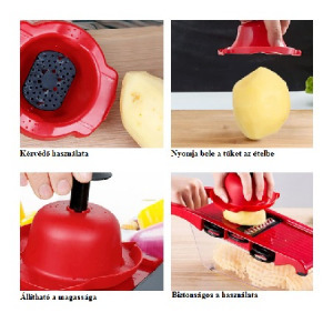 10 az 1-ben konyhai szeletelő - MS-655