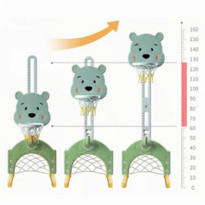 4 az 1-ben állítható magasságú gyerek játékszett, kék-zöld