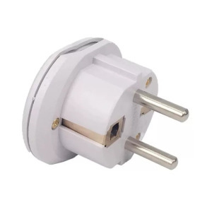 Utazó adapter, EU-s aljzatba, EU/UK+AU+USA, fehér