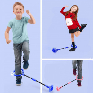 Világító bokalabda, ugráló játék rózsaszín