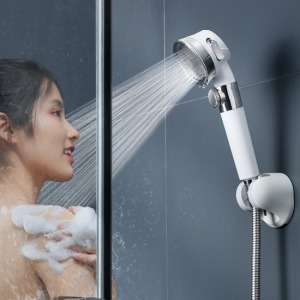 Víztakarékos zuhanyfej - fehér