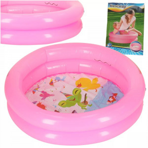 Bestway gyerek felfújható pancsoló medence - 61 cm -rózsaszín