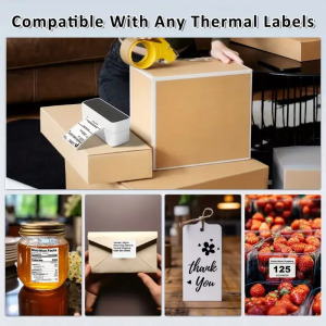 Phomemo vezeték nélküli hőcímke nyomtató (10,16 × 15,24 cm)