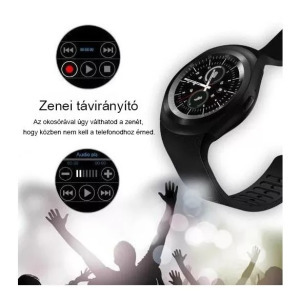 Sport okosóra, android okos karóra fekete