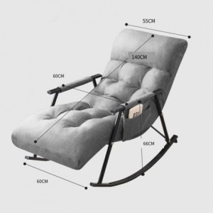 BeComfort hintaszék 140x60x90cm kék HS-Blue