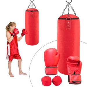 Junior box szett piros, 10-es kesztyűvel