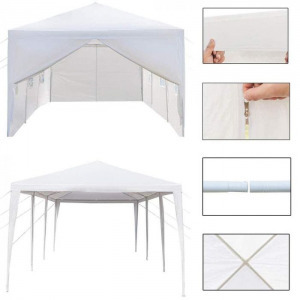 3x9m parti sátor, fehér