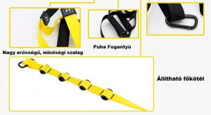 TRX funkcionális kötél teljes szett - Edz tökéletesen bárhol!