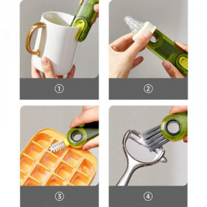 Többfunkciós háztartási tisztítókefe kék