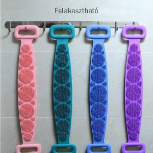 Hátmosó, masszázskefe lila