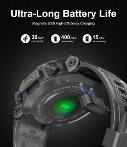 ForceOne Military okosóra GK56 watch Bluetooth hívás, 1.39