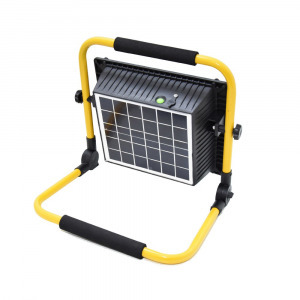Napelemes led-munkalámpa / hordozható, távirányítóval - 150W