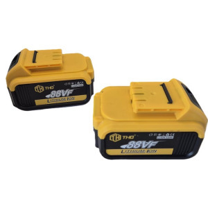 THO 2 részes akkumulátoros szett - sarokcsiszoló és fúrógép, 2 db 88Vf akkumulátorral M-9031